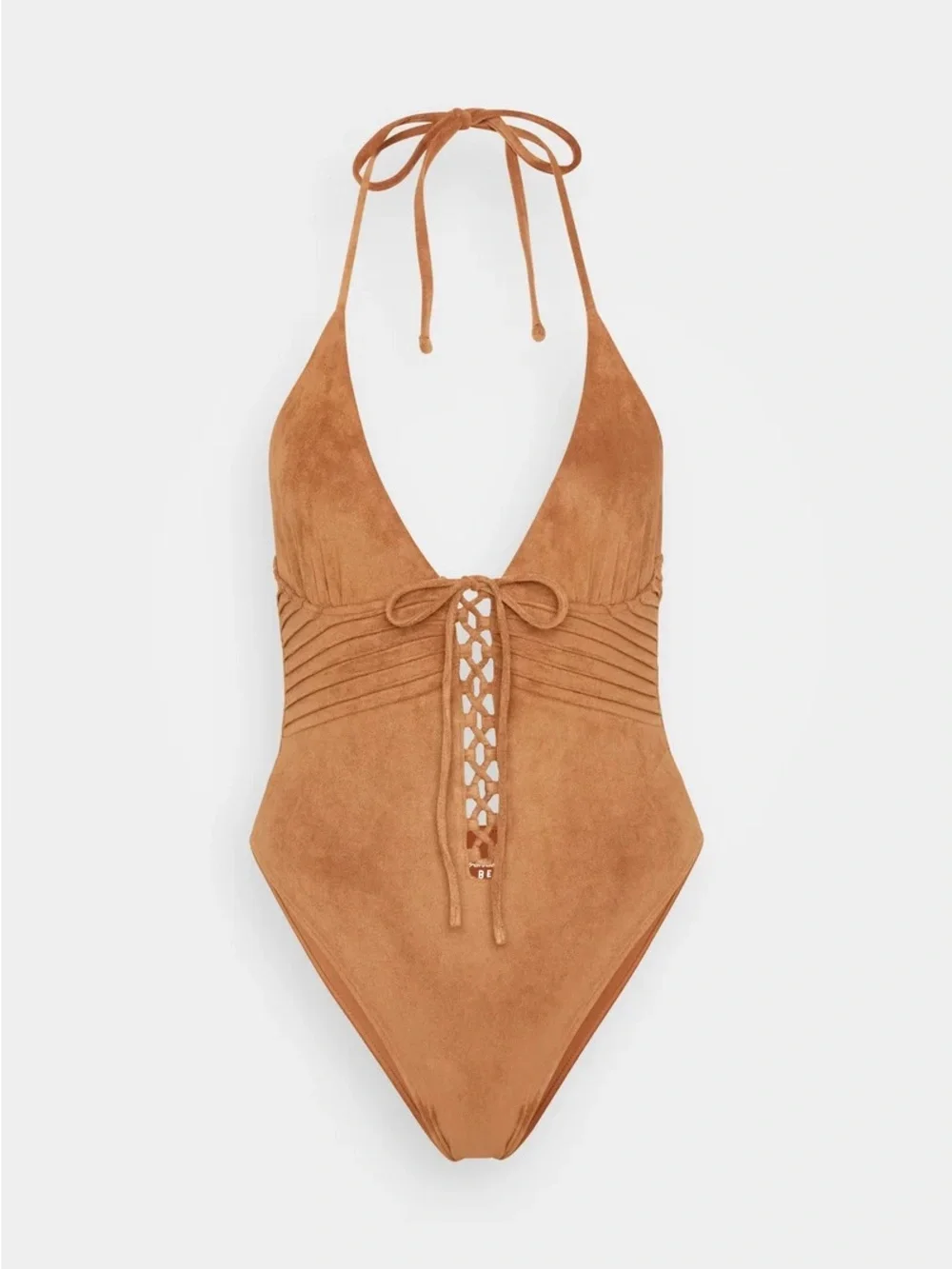 Frankie’s Bikini x Bella Sun-kissed Suede One Piece